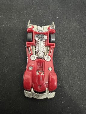 Hot Wheels Road Rocket 1995 – Red Die‑Cast Car – Used – Shows Signs of Play